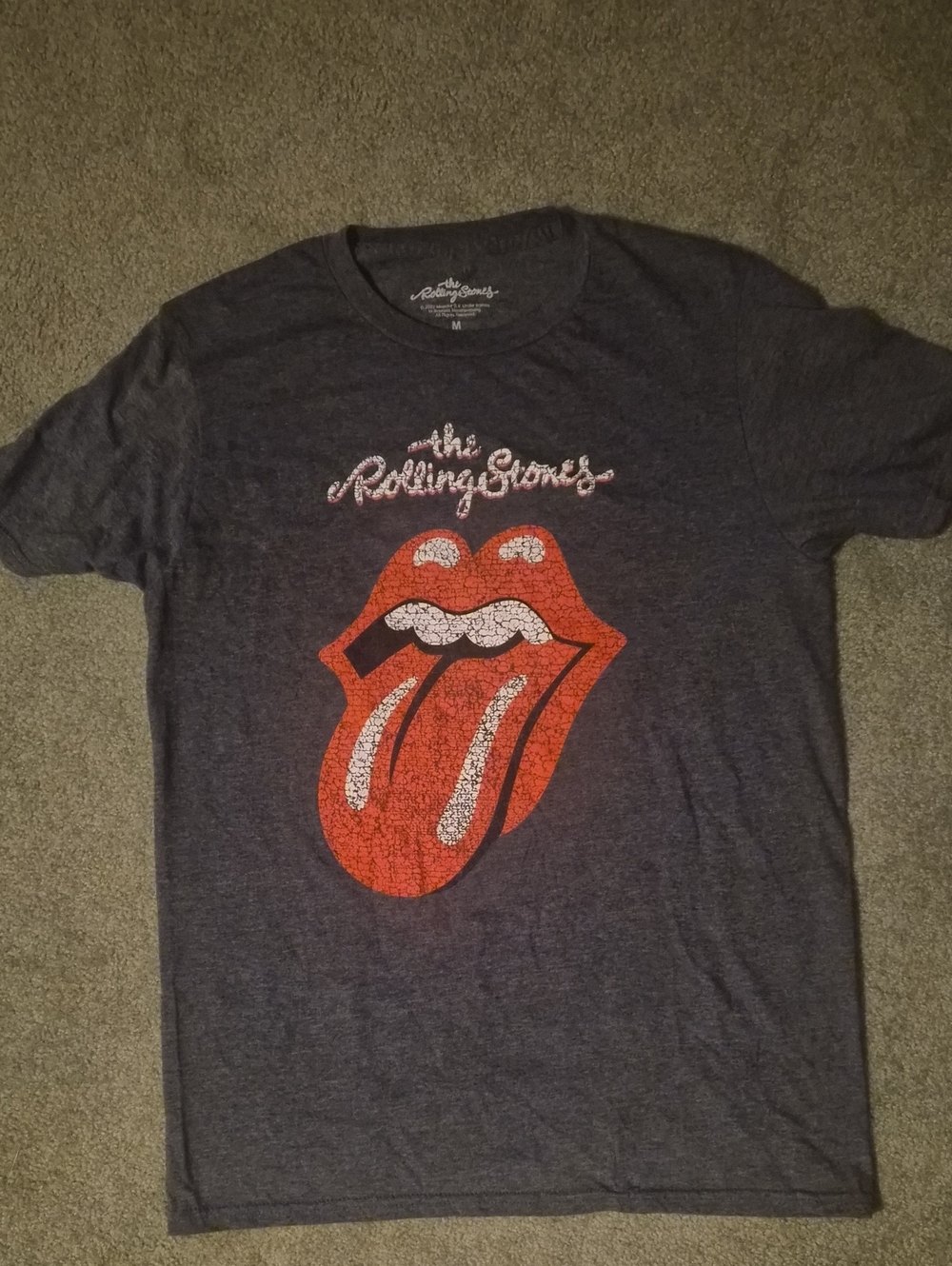 The Rolling Stones Dark Gray Tee